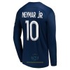 Maglia da Calcio a Maniche Lunghe Paris Saint Germain Neymar Jr 10 Casa 2022-23 per Uomo